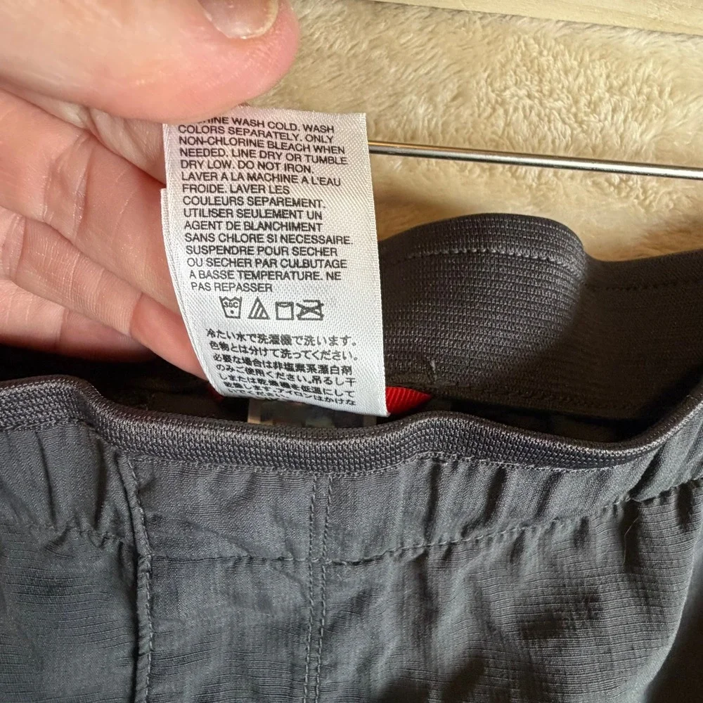 The North Face‎ Mens Gray Nylon Ripstop Hiking Shorts XL Gorpcore Athleisure